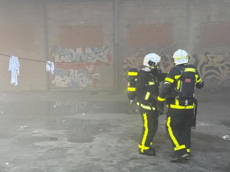 Sept unités de pompiers sont venues éteindre le feu.