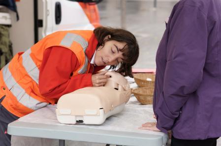 Technicienne d'urgence sanitaire