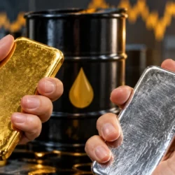L&rsquo;or tombe en dessous de 4 100 $, l&rsquo;argent glisse de 4,5 % alors que le Brent approche les 112 $ : les craintes d&rsquo;une hausse des taux de la Fed déclencheront-elles davantage de pertes ?